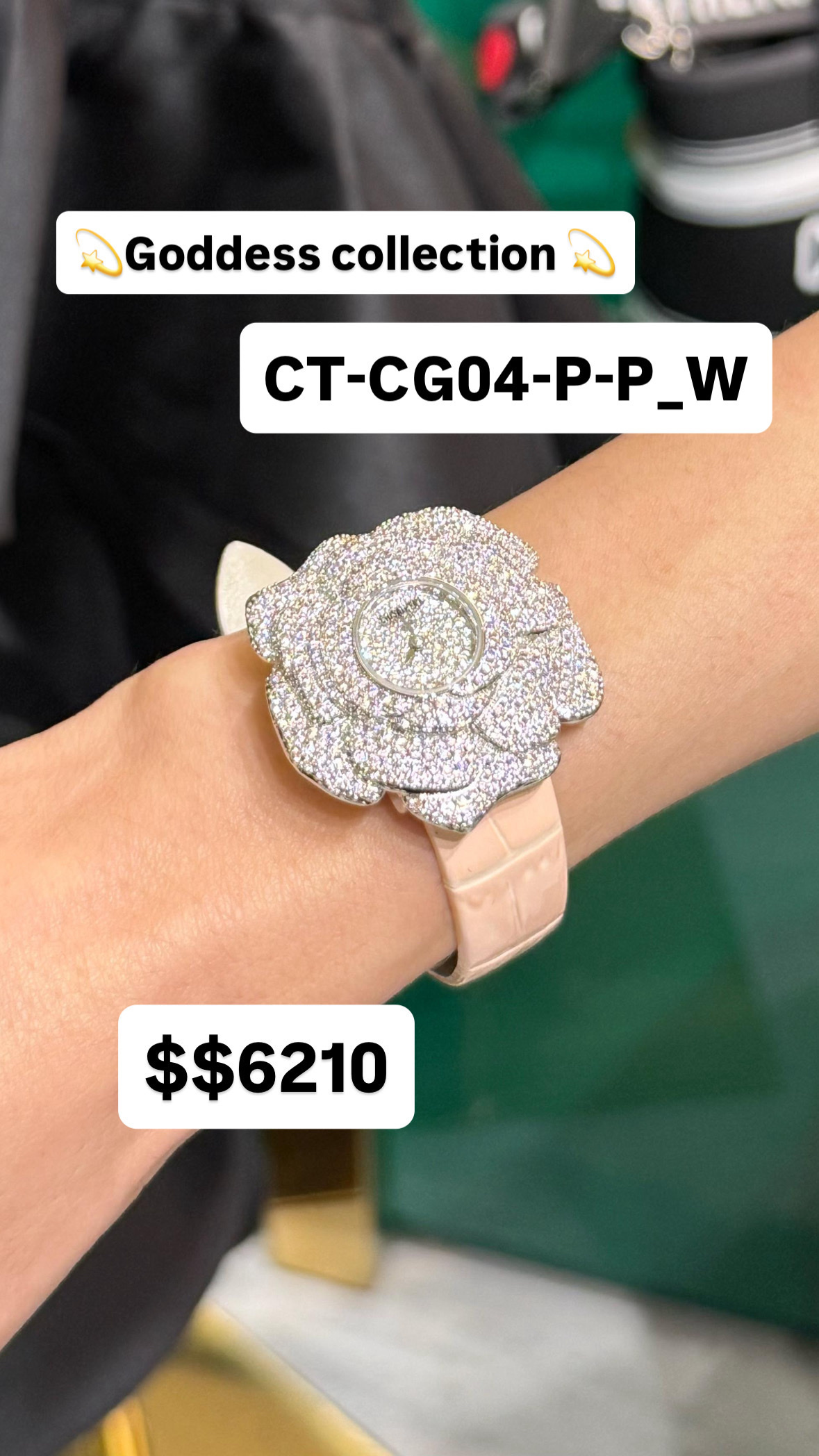 Crisathena Goddess Collection CT-CG04-P-P_W 購買手表贈送表带（價值$880）-M