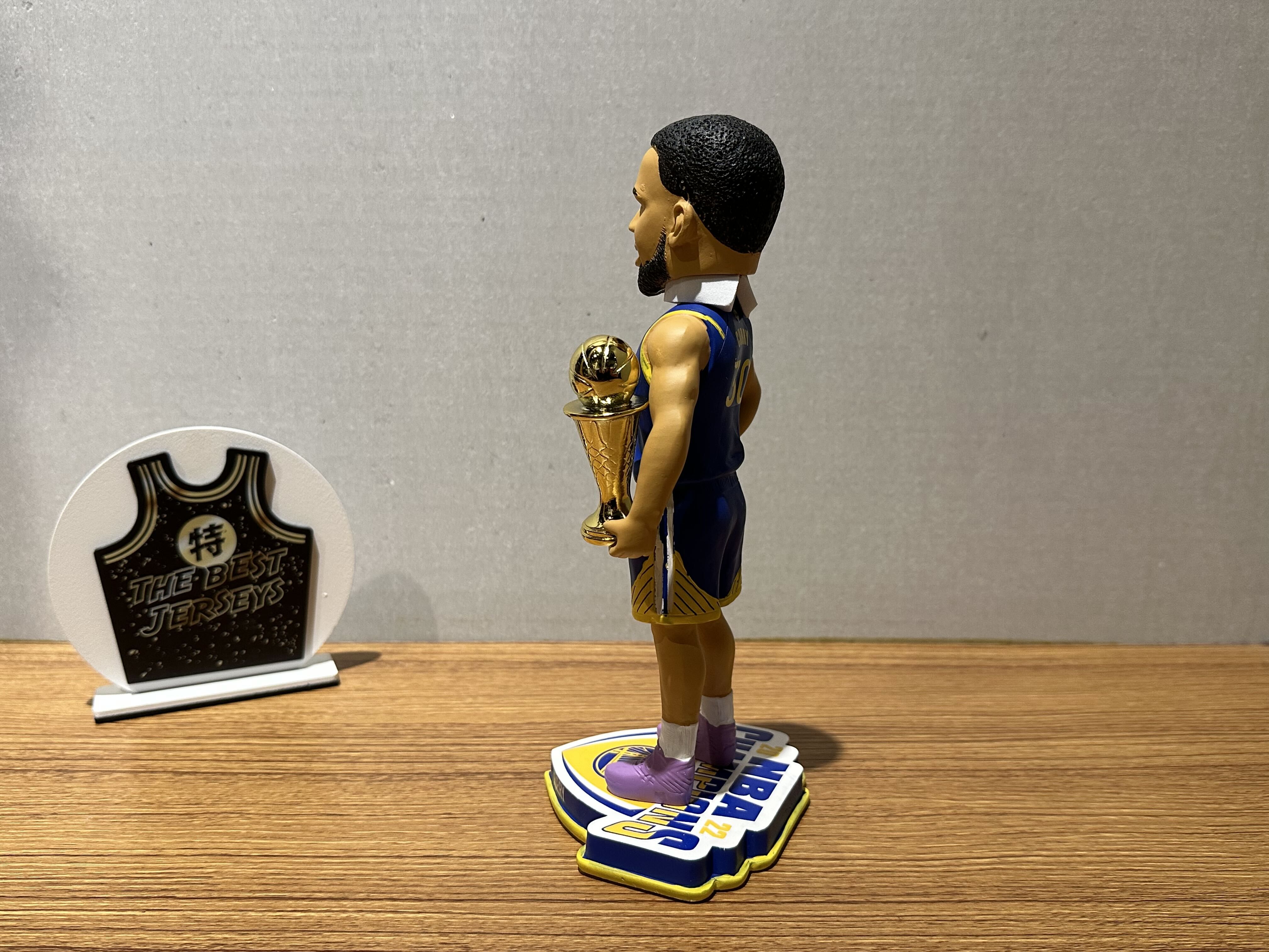 NBA公仔 Stephen Curry Golden State Warriors 金州勇士 冠軍公仔 最有價值球員 紫鞋 柯瑞 Foco Bobblehead 搖頭娃娃 全新含盒裝