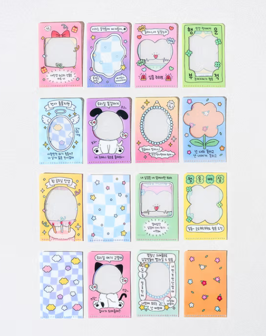 【現貨】DAISO 小卡L夾 八入組 小卡 收納夾 小卡裝飾 手帳 追星人必備