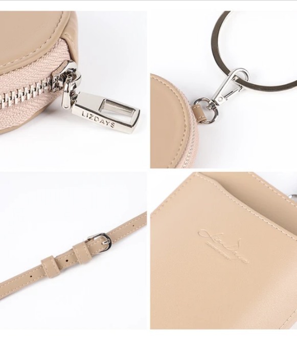 【現貨出清】日本 LIZDAYS 多功能手機鑰匙迷你肩背包｜黑色｜輕便百搭