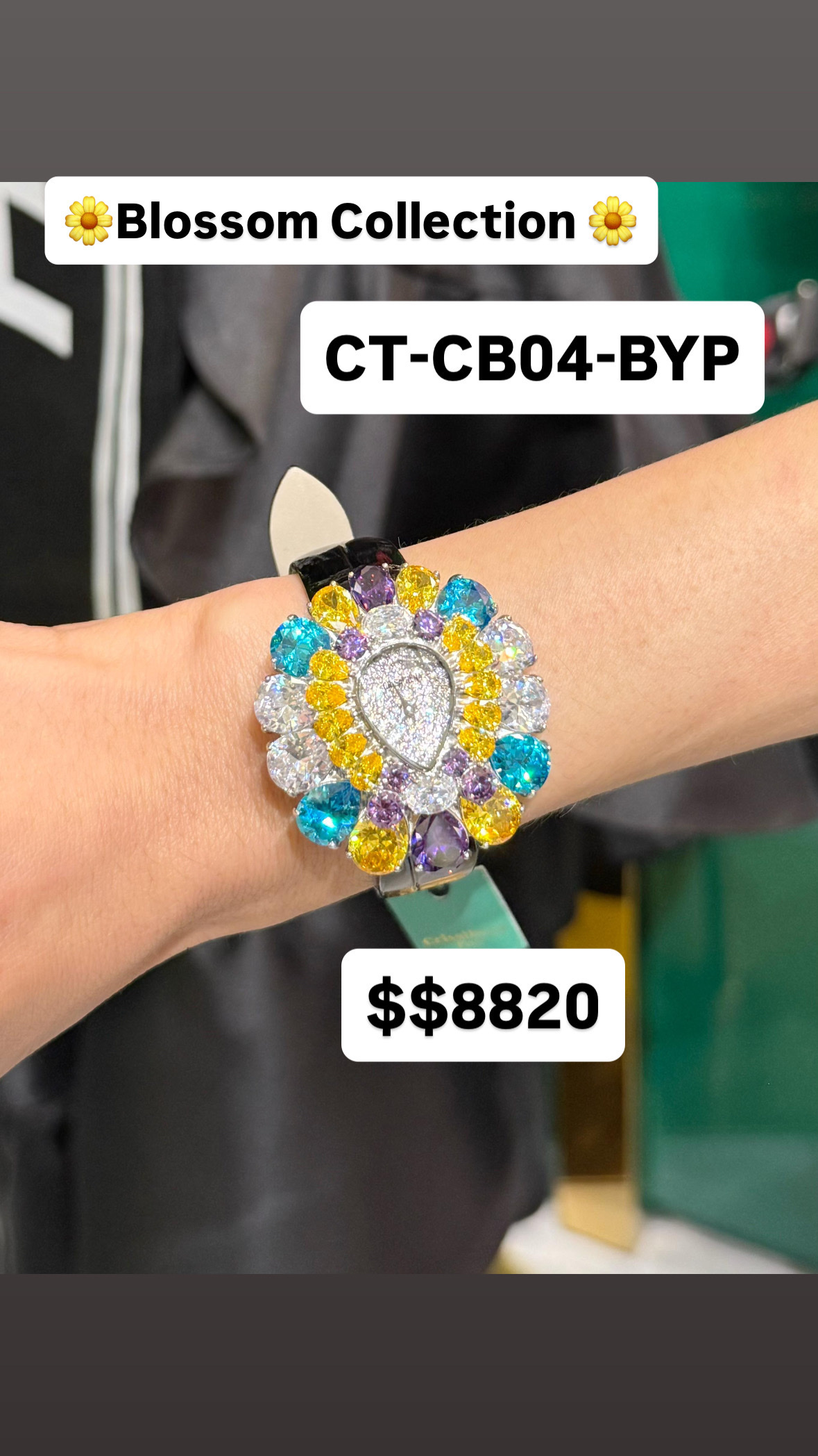 Crisathena Blossom Collection CT-CB04-BYP 購買手表贈送表带（價值$1088）-M