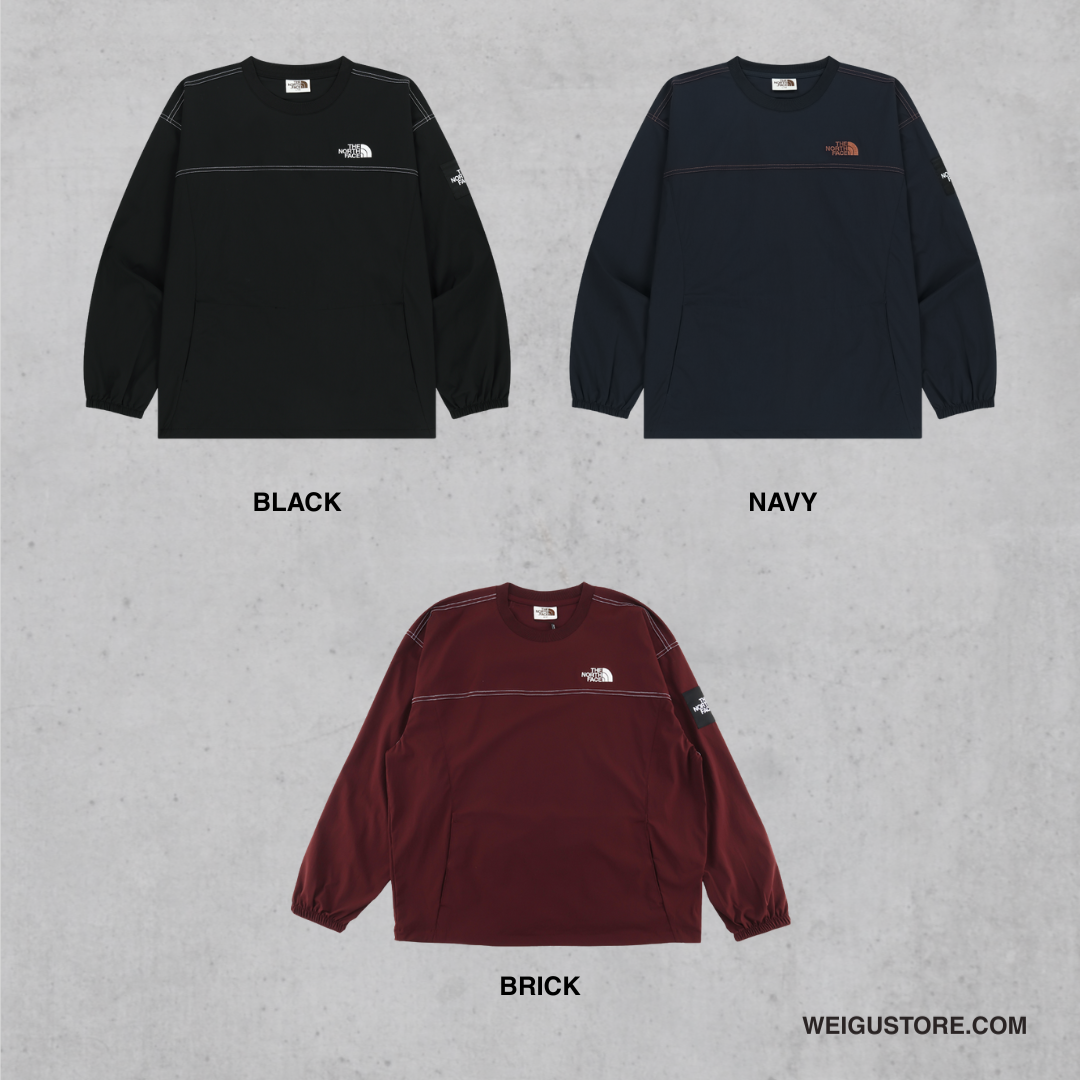 【預購】The North Face LOGO CREWNECK 尼龍長袖上衣 NM5MR53