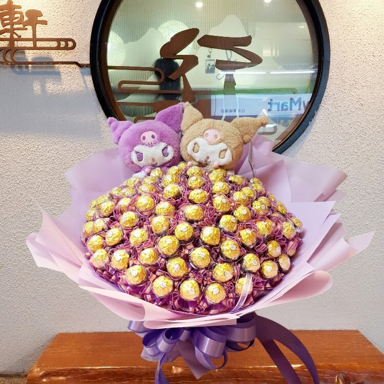 100支金莎花酷洛米花束