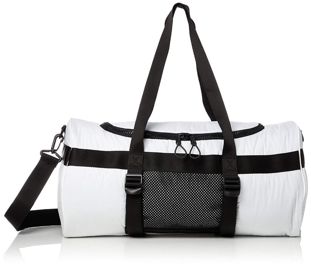 【出清】Under Armour Motivator 男女通用行李袋｜UA 訓練包 白黑配色 27L｜1291010-100