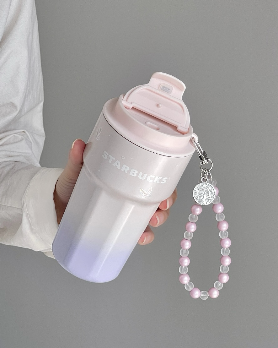 Starbucks 星巴克 夢幻物語 粉紫色 不鏽鋼隨行杯 485ml