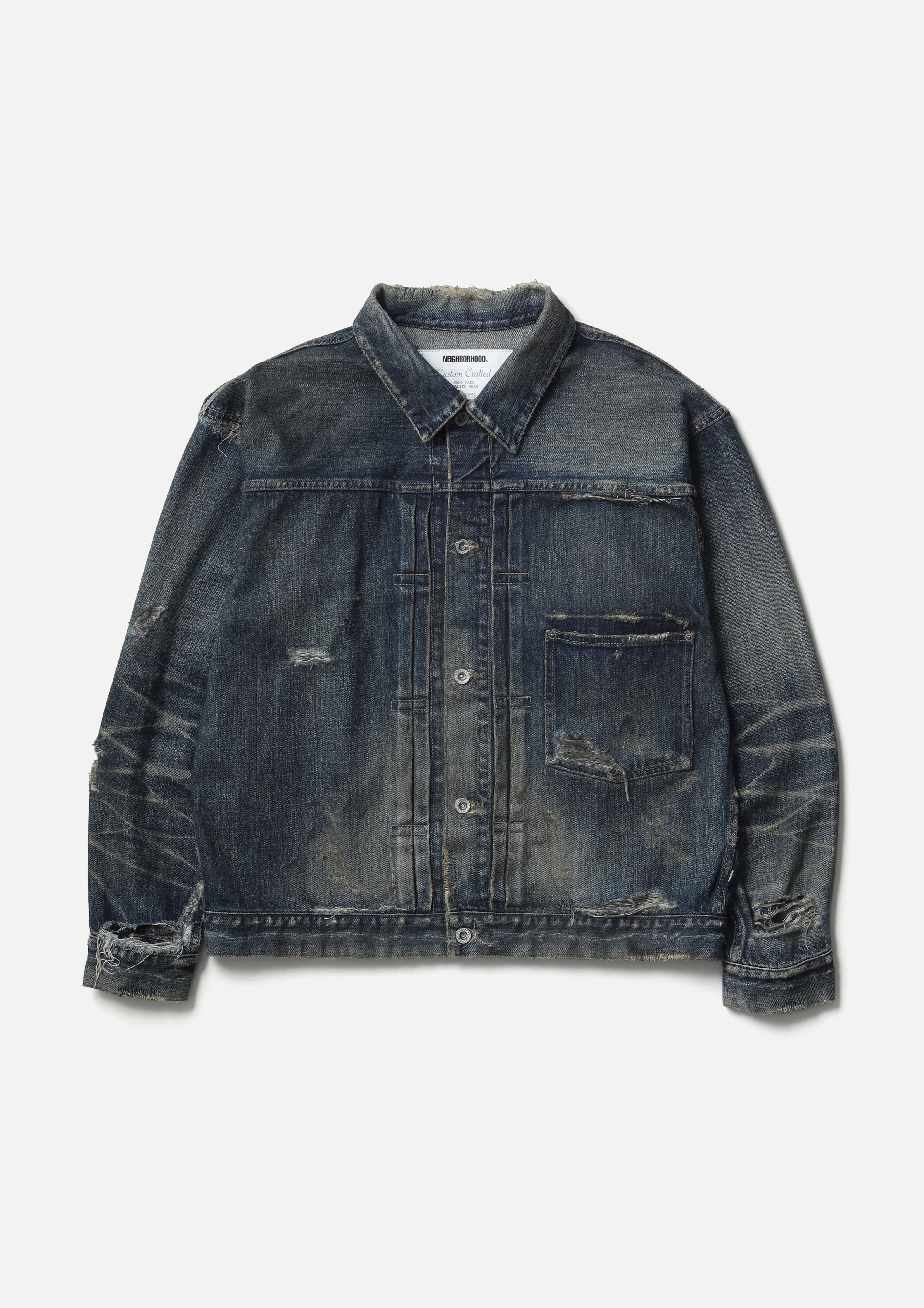 『代購商品』2025AW NEIGHBORHOOD NBHD SAVAGE BT DENIM TYPE-1 JACKET 外套 252XBNH-JKM04