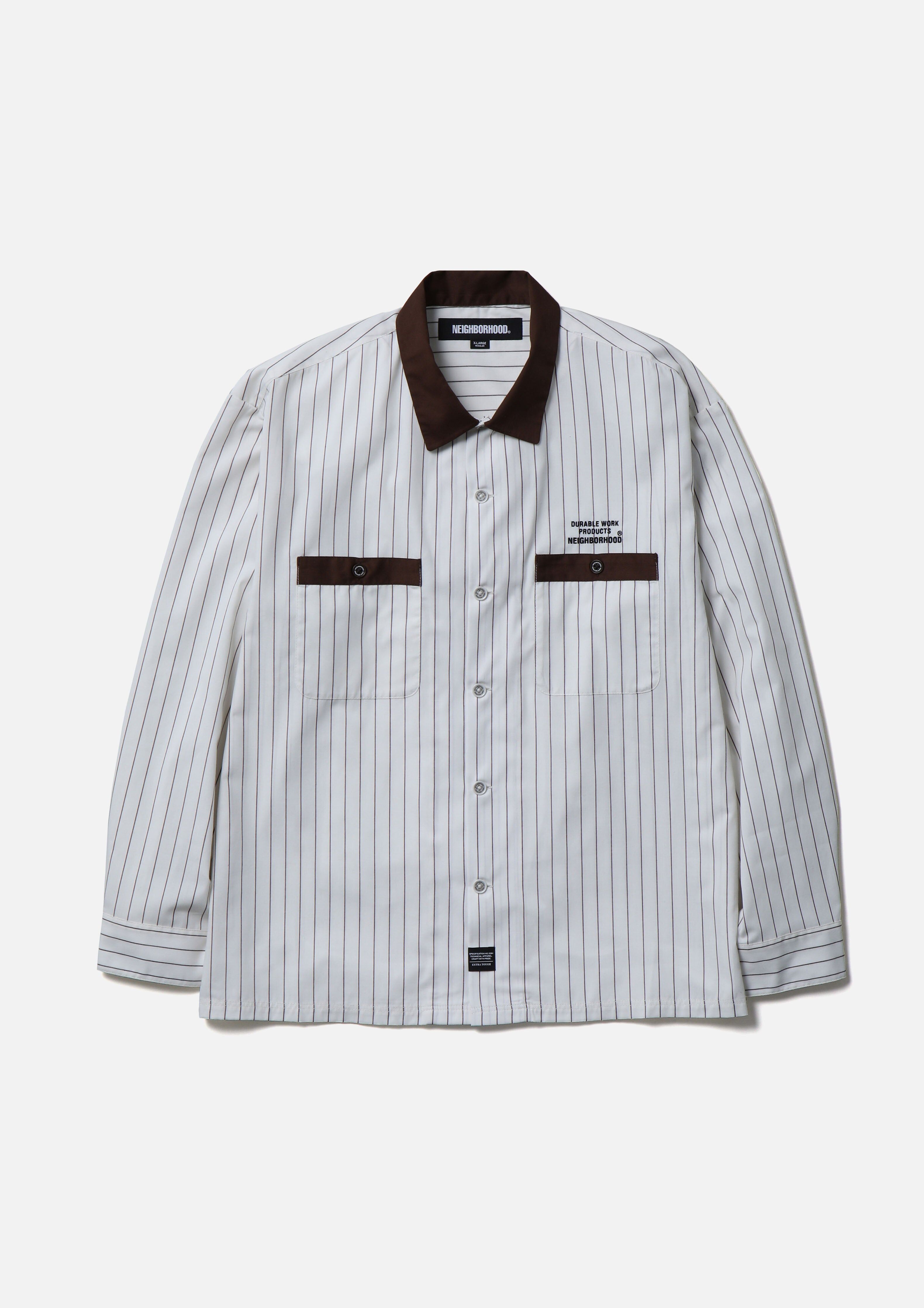 『代購商品』2025AW NEIGHBORHOOD NBHD CLASSIC WORK STRIPE SHIRT LS 襯衫 252TSNH-SHM03