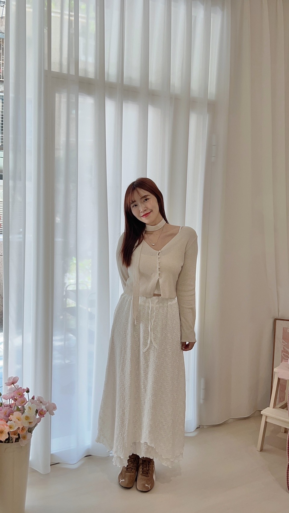 仙女雙層不規則蕾絲裙 2colors