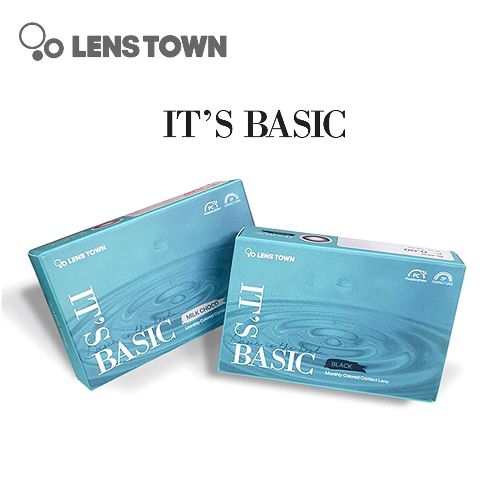 Lenstown It's Basic 1 Month 美瞳 彩色 月拋 隱形眼鏡 2片