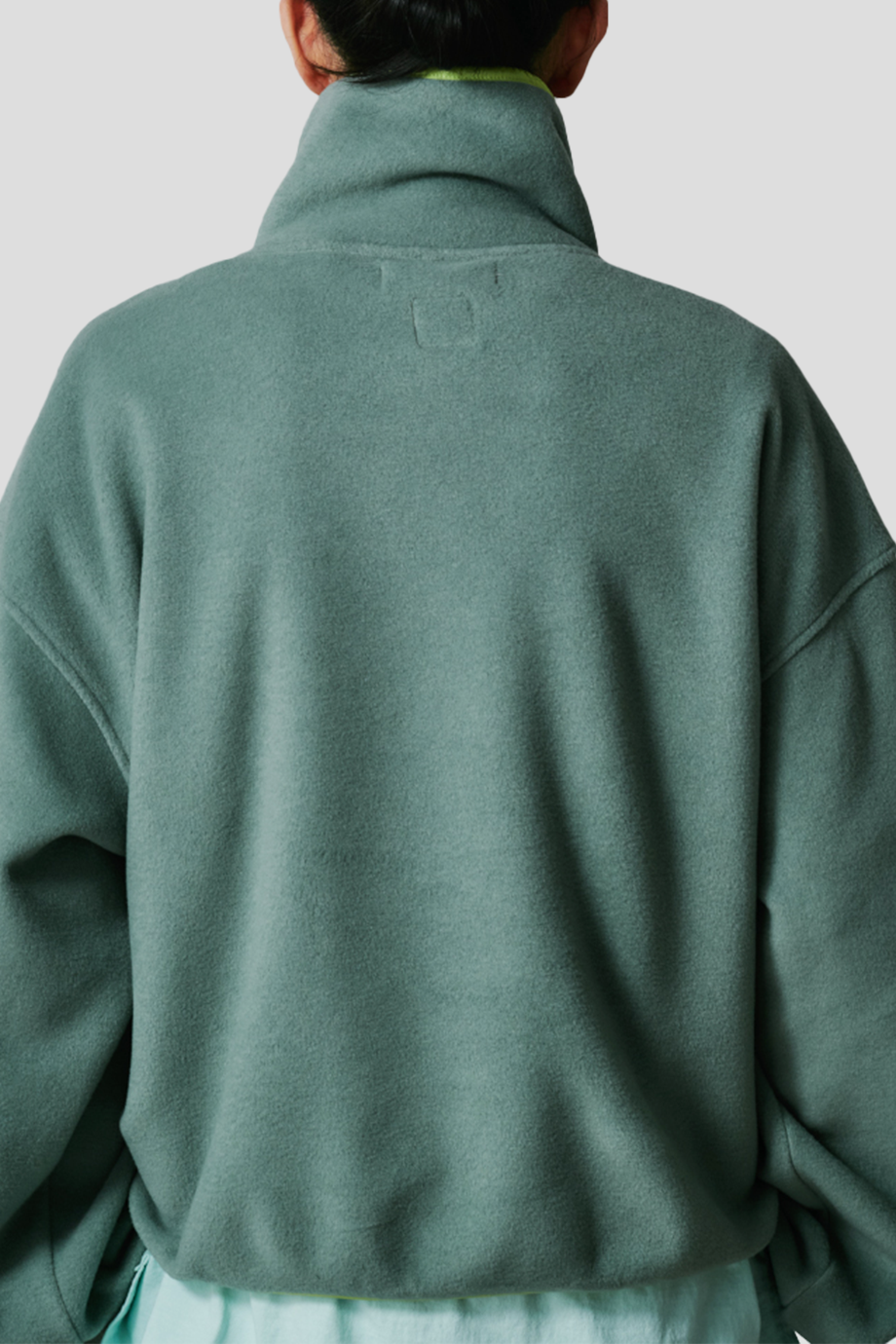 FACETASM｜FLOWING 弧形開釦雙口袋刷毛上衣