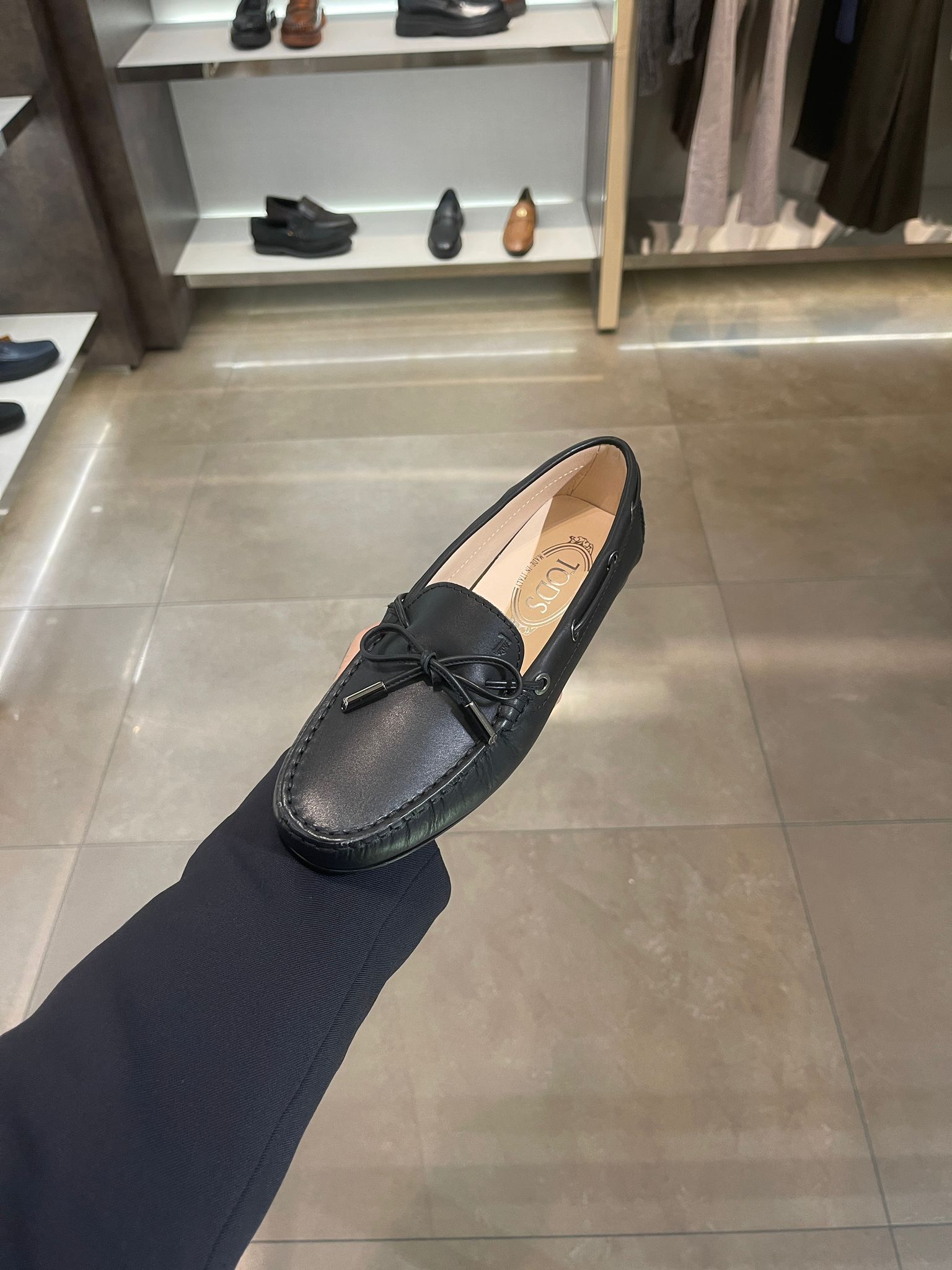 Tods shoes XXW0 Gommalu Laccetto Loafer Black