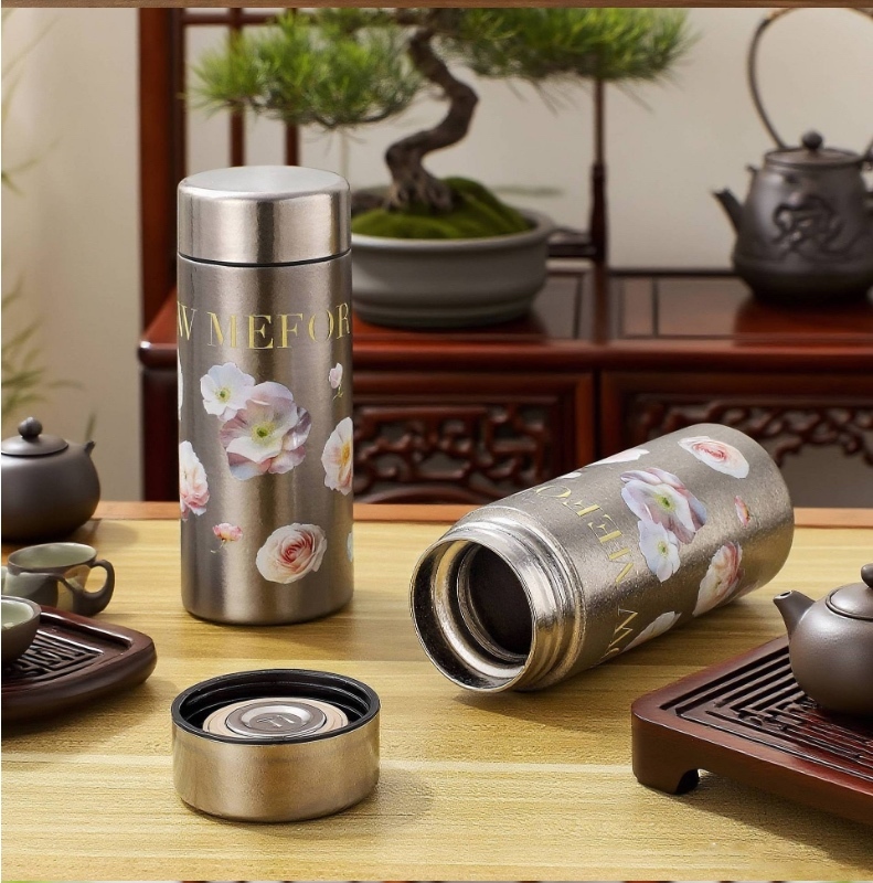 純鈦3D印花保溫杯・掌心迷你杯