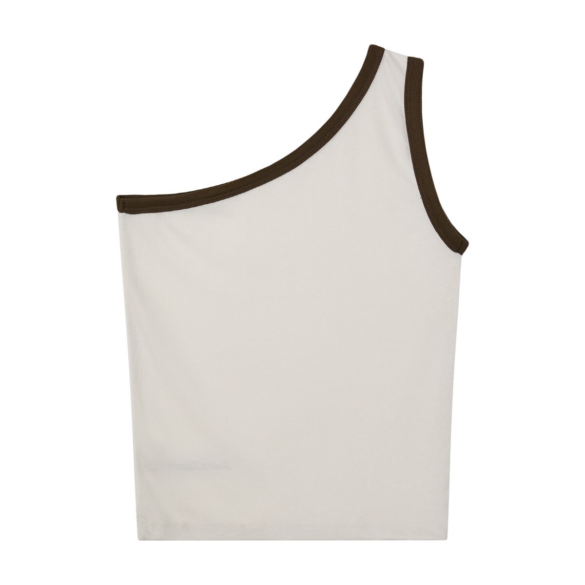 Rest&Recreation ONE SHOULDER SLEEVELESS - CREAM