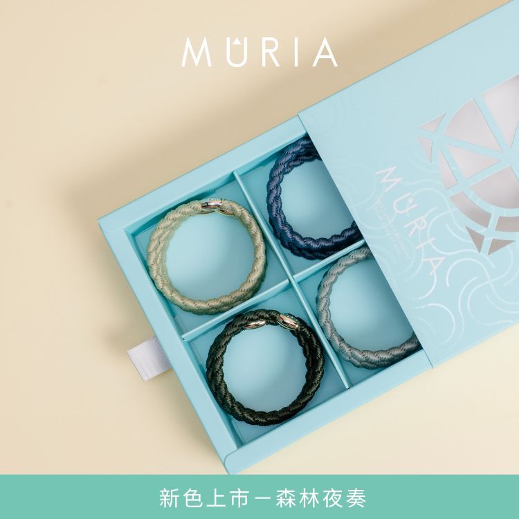MÛRIA 小髮圈｜森林夜奏 盒裝