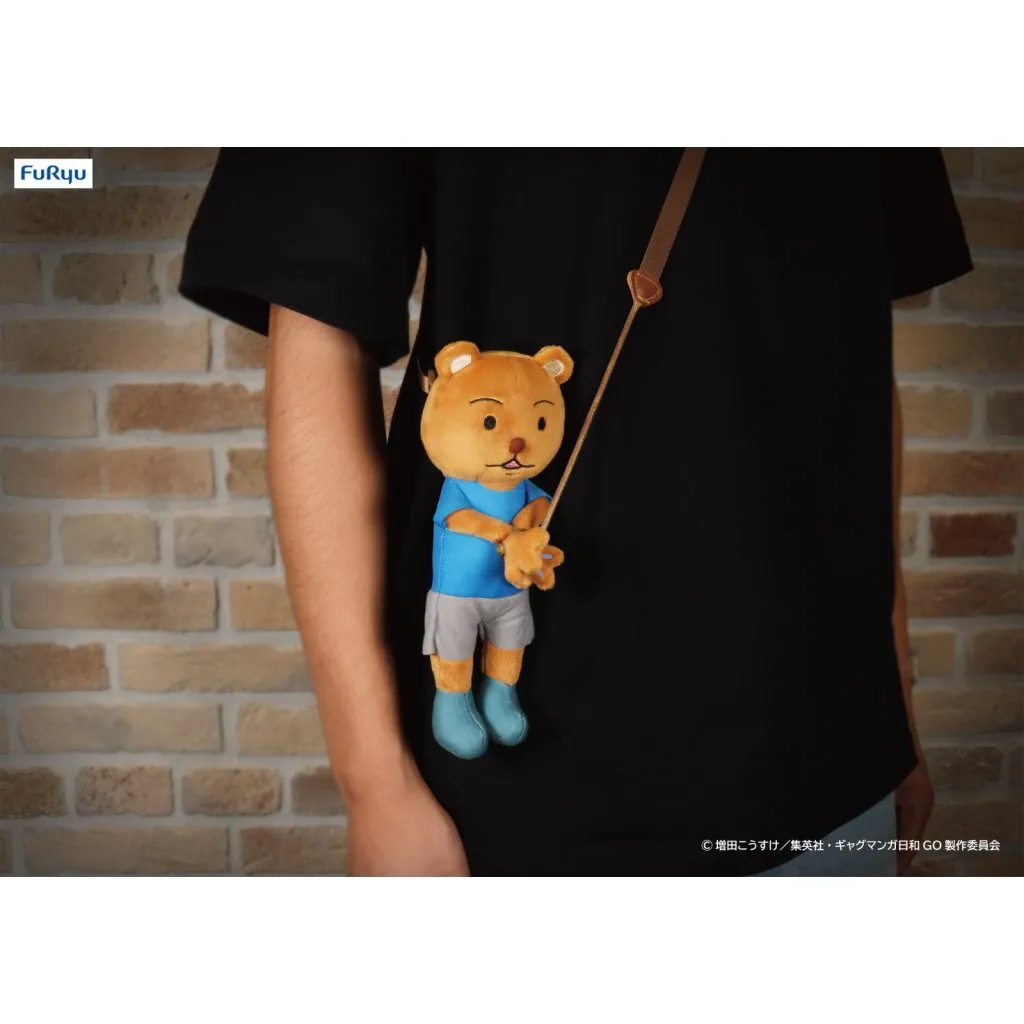 [Plush]《搞笑漫畫日和 GO》被逮捕的熊吉 斜孭袋/毛公仔