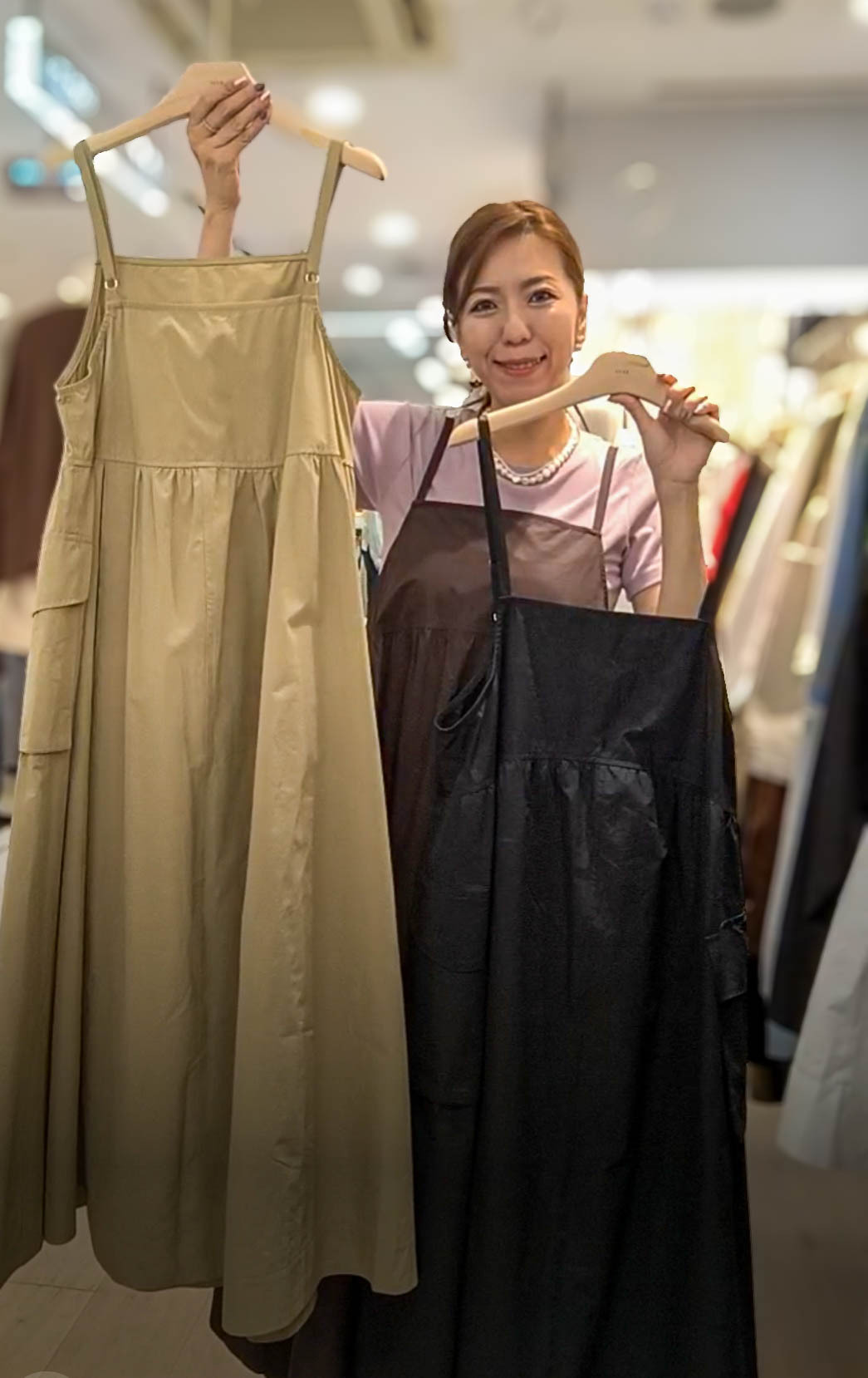 🥰K2283  ▶️細肩 大口袋 吊帶裙 👉B:86cm W:188cm H:cm L:113cm