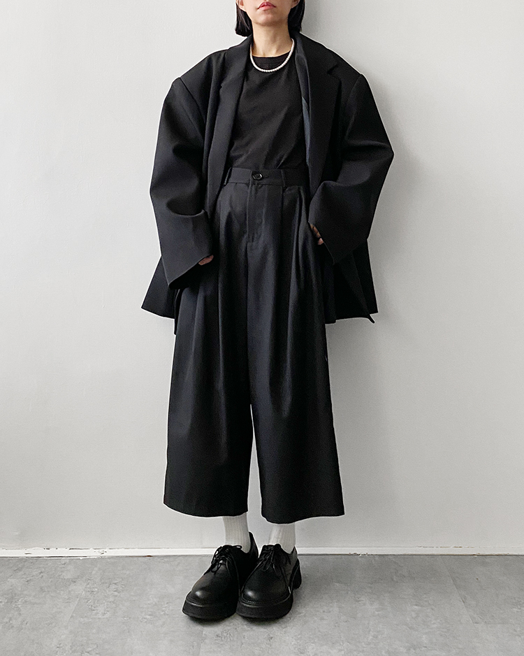 MFP-2802 八九分西裝寬褲