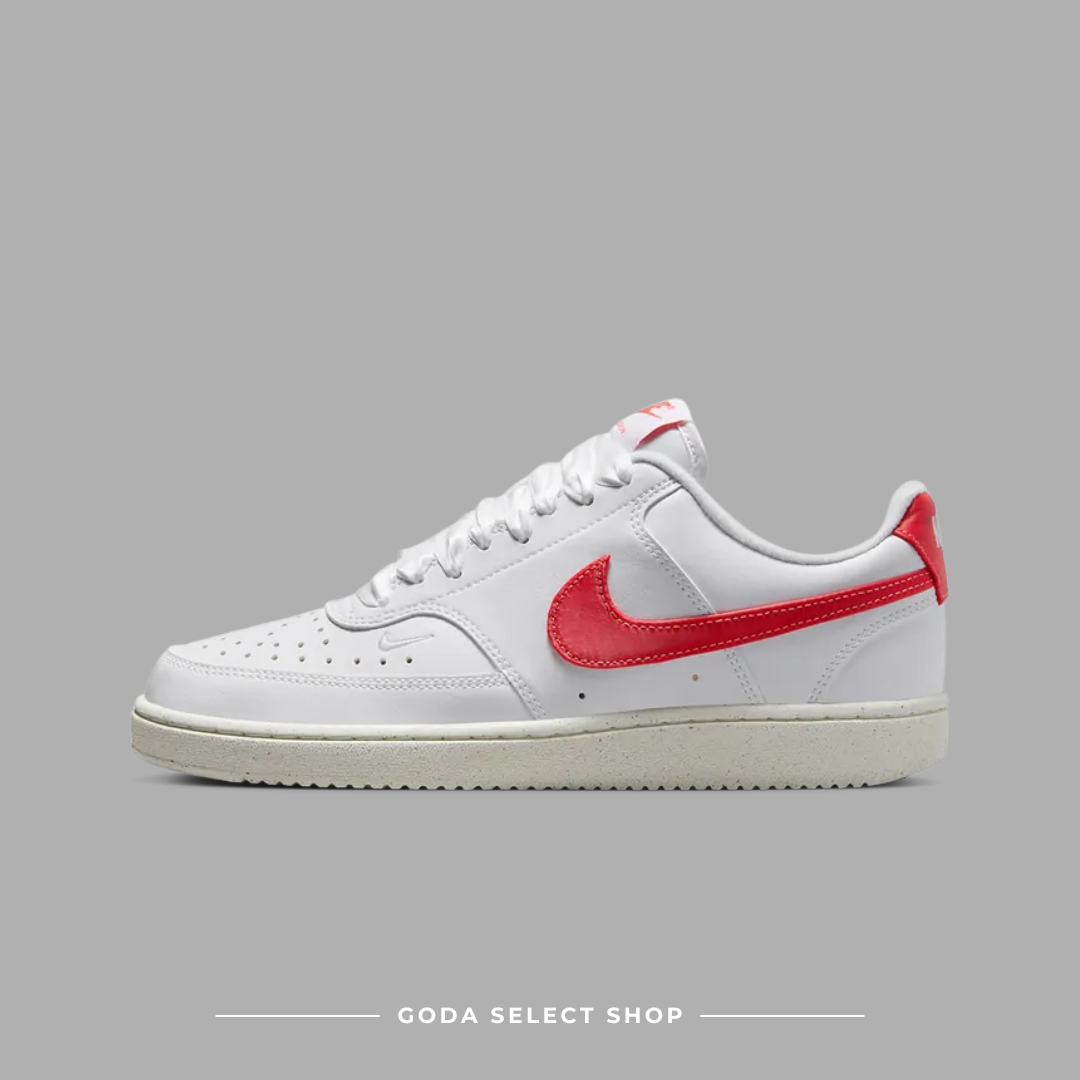 Nike W Court Vision Lo NN 白紅色 透氣 穿搭 基本款 休閒鞋 HV5246-100