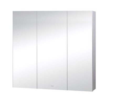 凱撒衛浴 三門鏡櫃 EM0180(純白)/TG(鈦金灰)/W1(白胡桃)/W5(相思木)