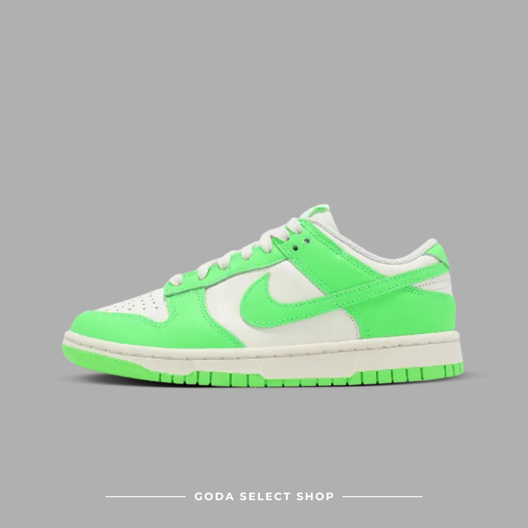 Nike Dunk Low Green Strike 青綠白 皮革 女鞋 復古 低筒 HV0842-133