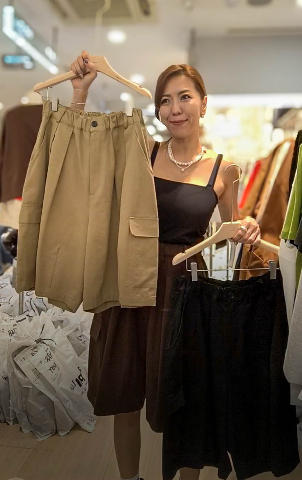 🥰K2292  ▶️5分大口袋短褲 👉W:68-95cm H:130cm L:59cm