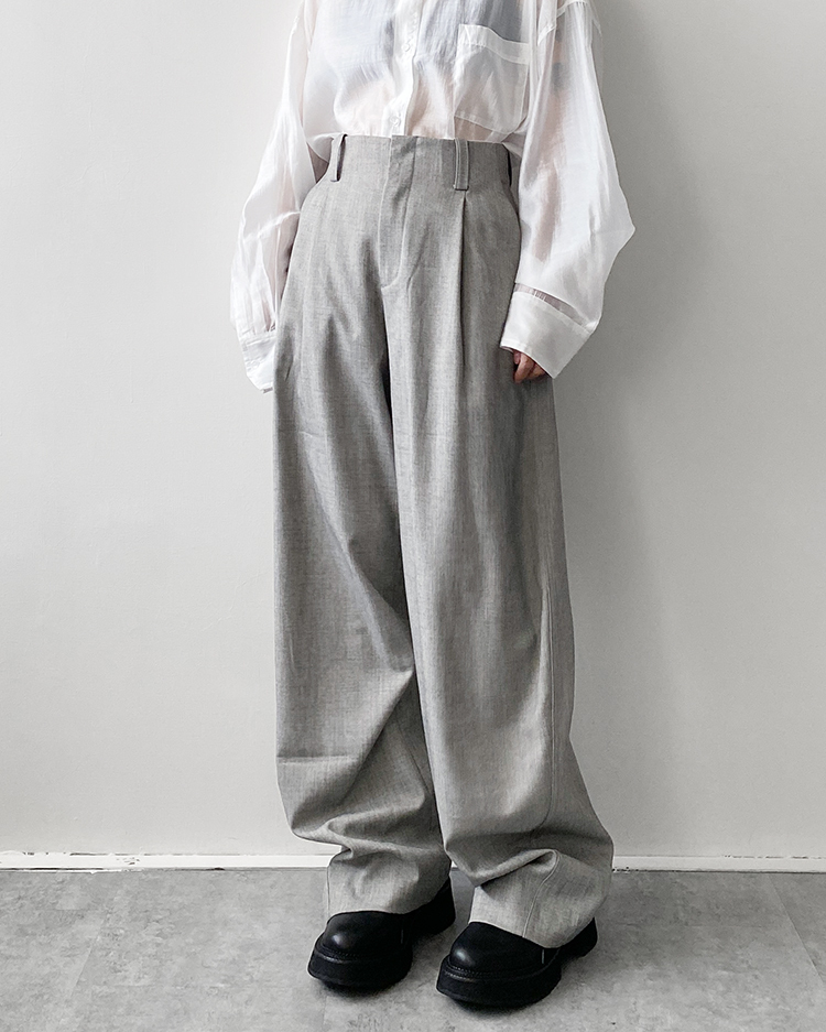 MFP-2799 高腰直筒西裝褲