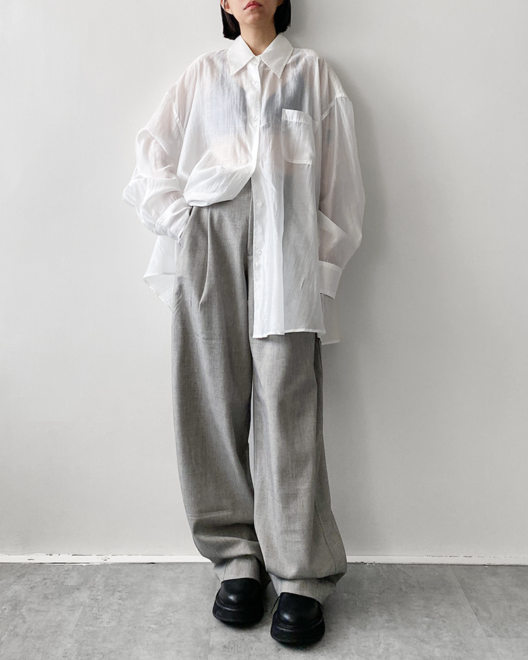 MFP-2799 高腰直筒西裝褲