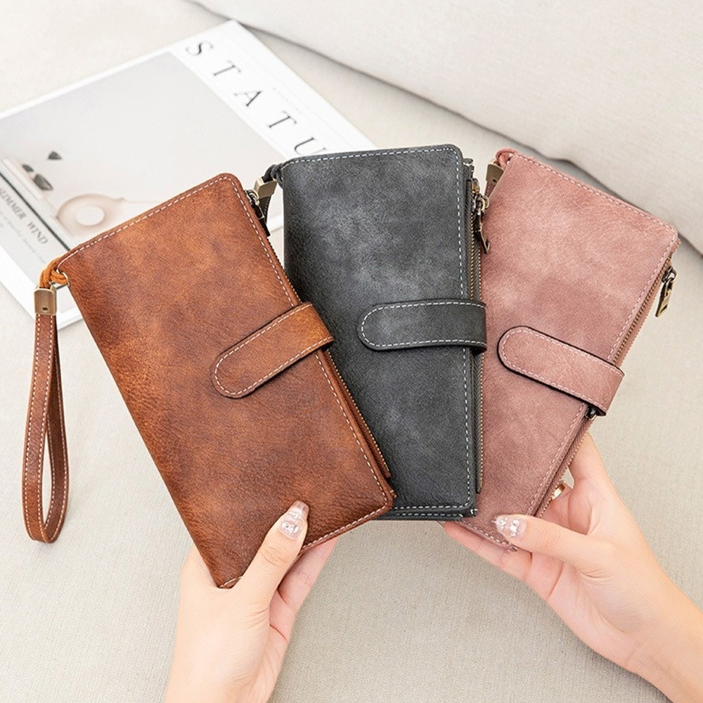 大容量長夾 多卡位錢包 手拿包 長夾 錢包 韓系長夾 女生皮夾 195