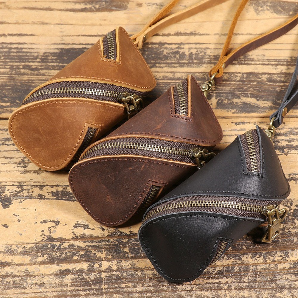 真皮零錢包 男生鑰匙包 迷你小包 拉鍊零錢包 車鑰匙包 手提零錢袋 零錢收納包 錢包女 222