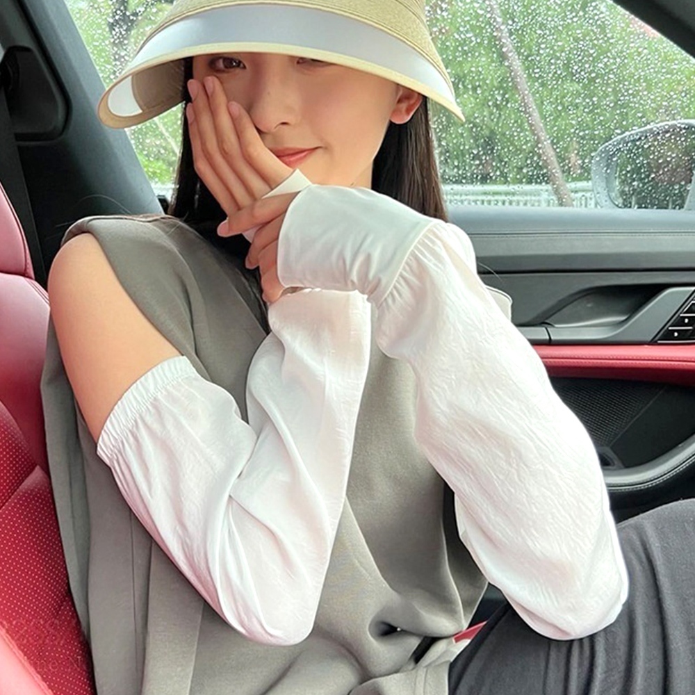 日本天絲袖套 防曬袖套 冰絲袖套 涼感袖套 透氣袖套 寬鬆袖套 護臂袖套 069