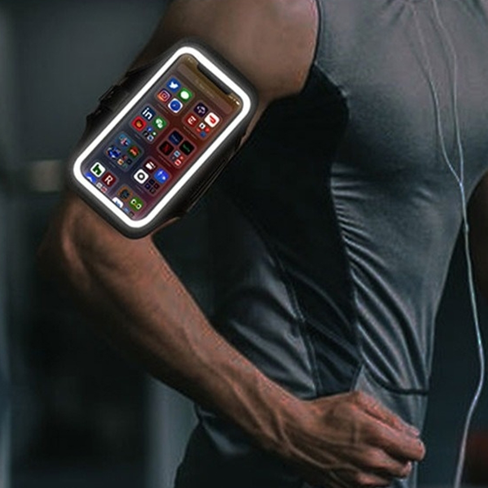 運動手機臂帶包 觸控防水手機包 6.1/6.9吋通用 跑步手臂包臂套 219