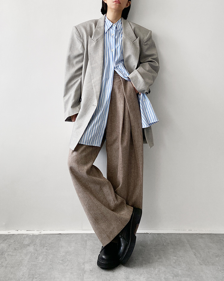 MFP-2800 人字羊毛西裝褲