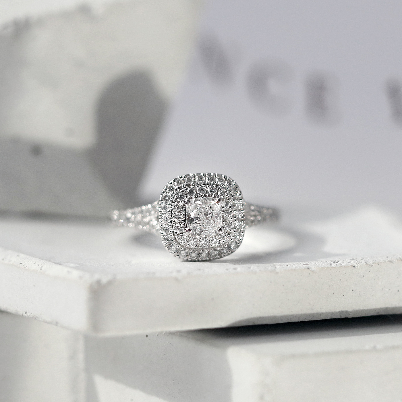 浮光緞影 — GIA50分鑽石戒指