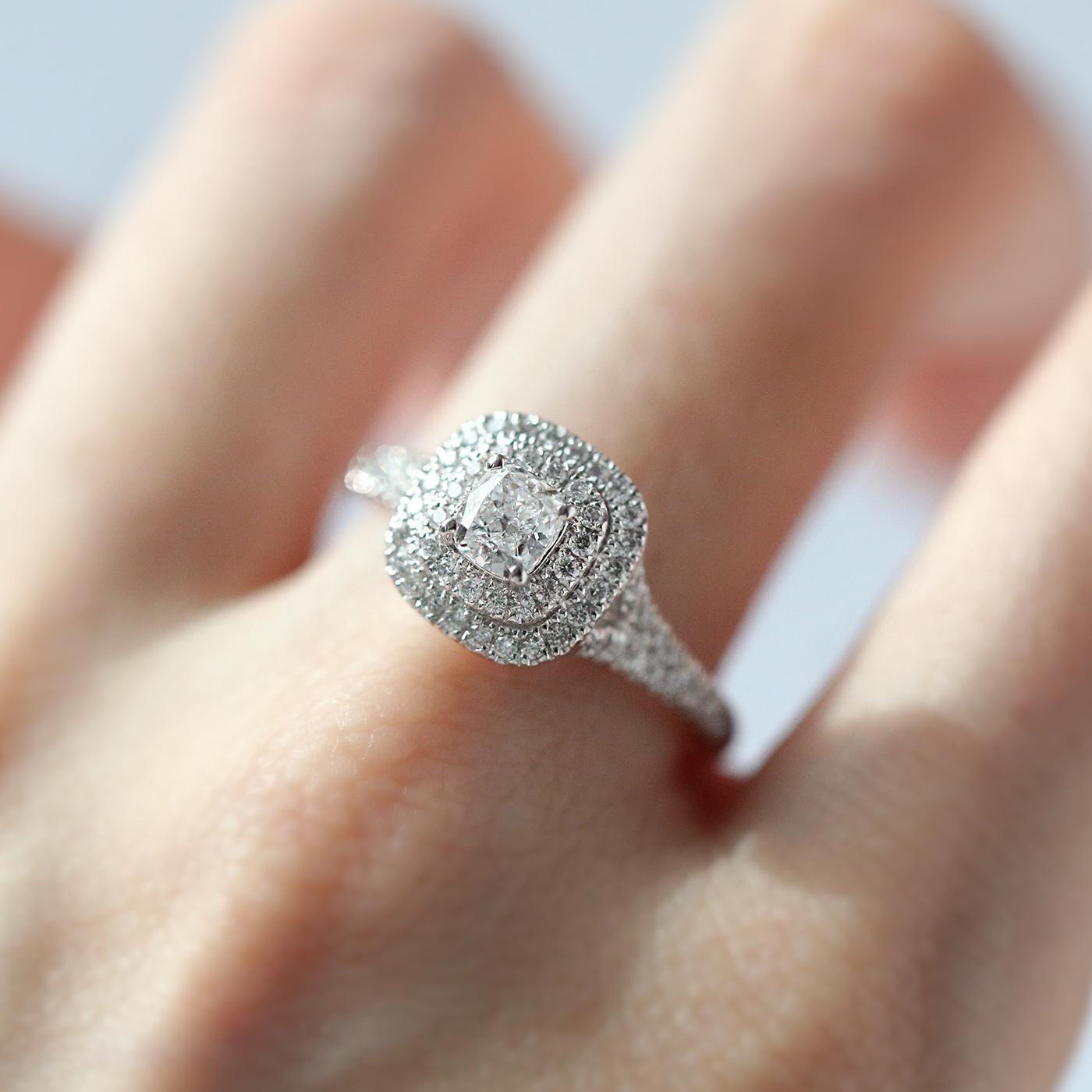 浮光緞影 — GIA50分鑽石戒指