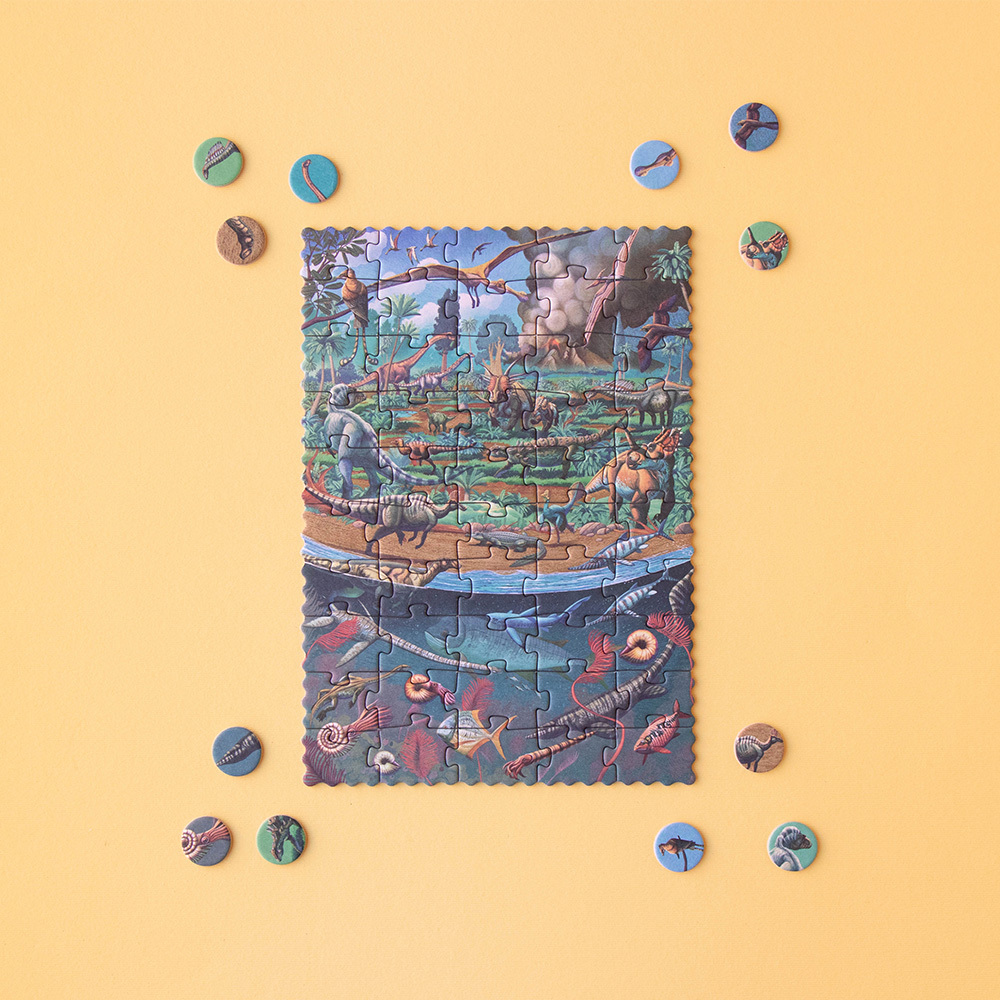 西班牙Londji 恐龍找找看隨身拼圖