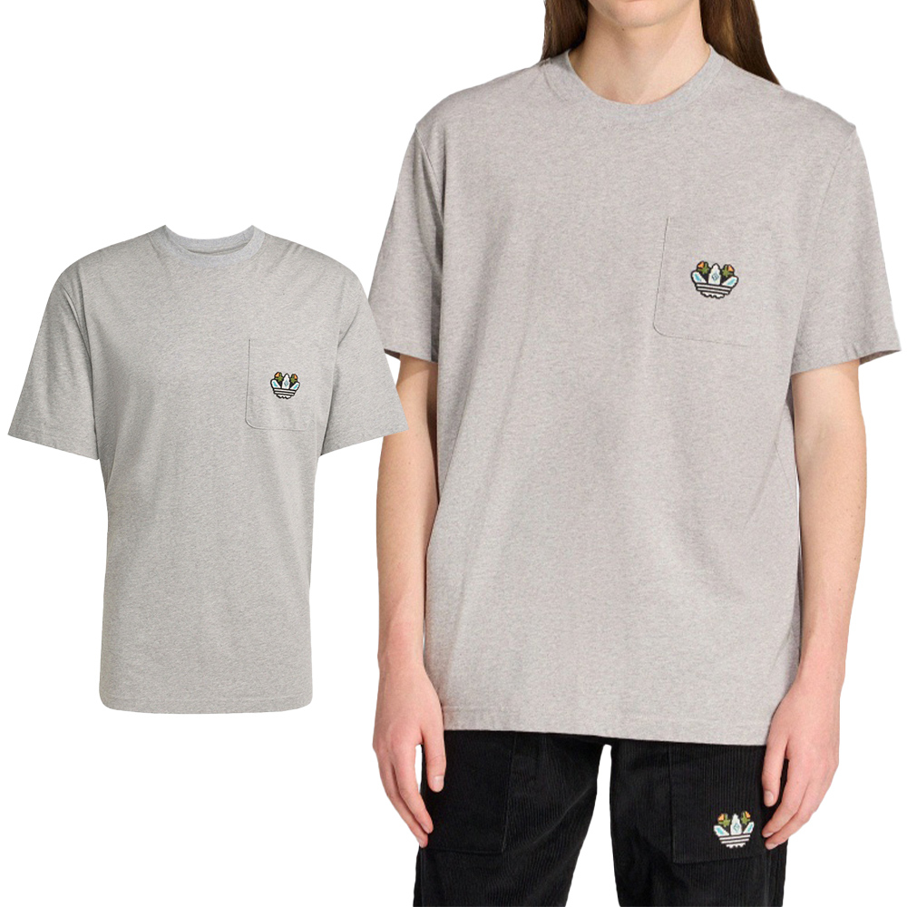 Adidas Mg Lo Ss T 男款 灰色 寬鬆 圓領 T恤 休閒 運動 短袖 JY2991