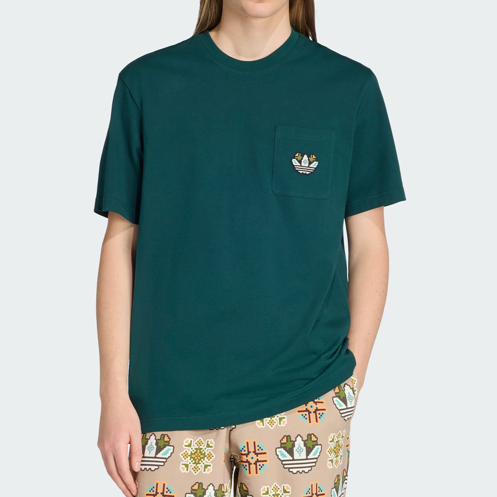 Adidas Mg Lo Ss T 男款 綠色 寬鬆 圓領 T恤 休閒 運動 短袖 JY2990