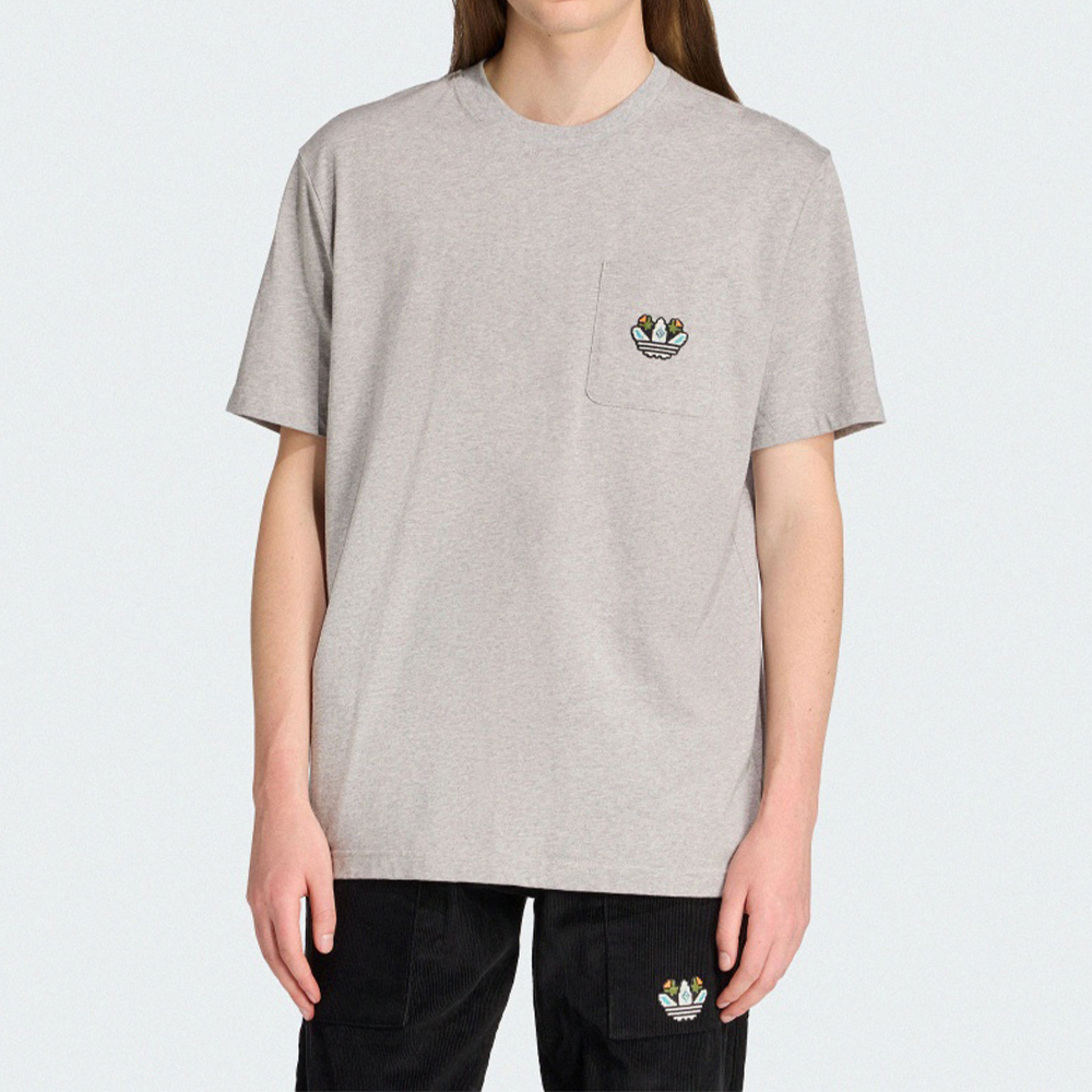 Adidas Mg Lo Ss T 男款 灰色 寬鬆 圓領 T恤 休閒 運動 短袖 JY2991