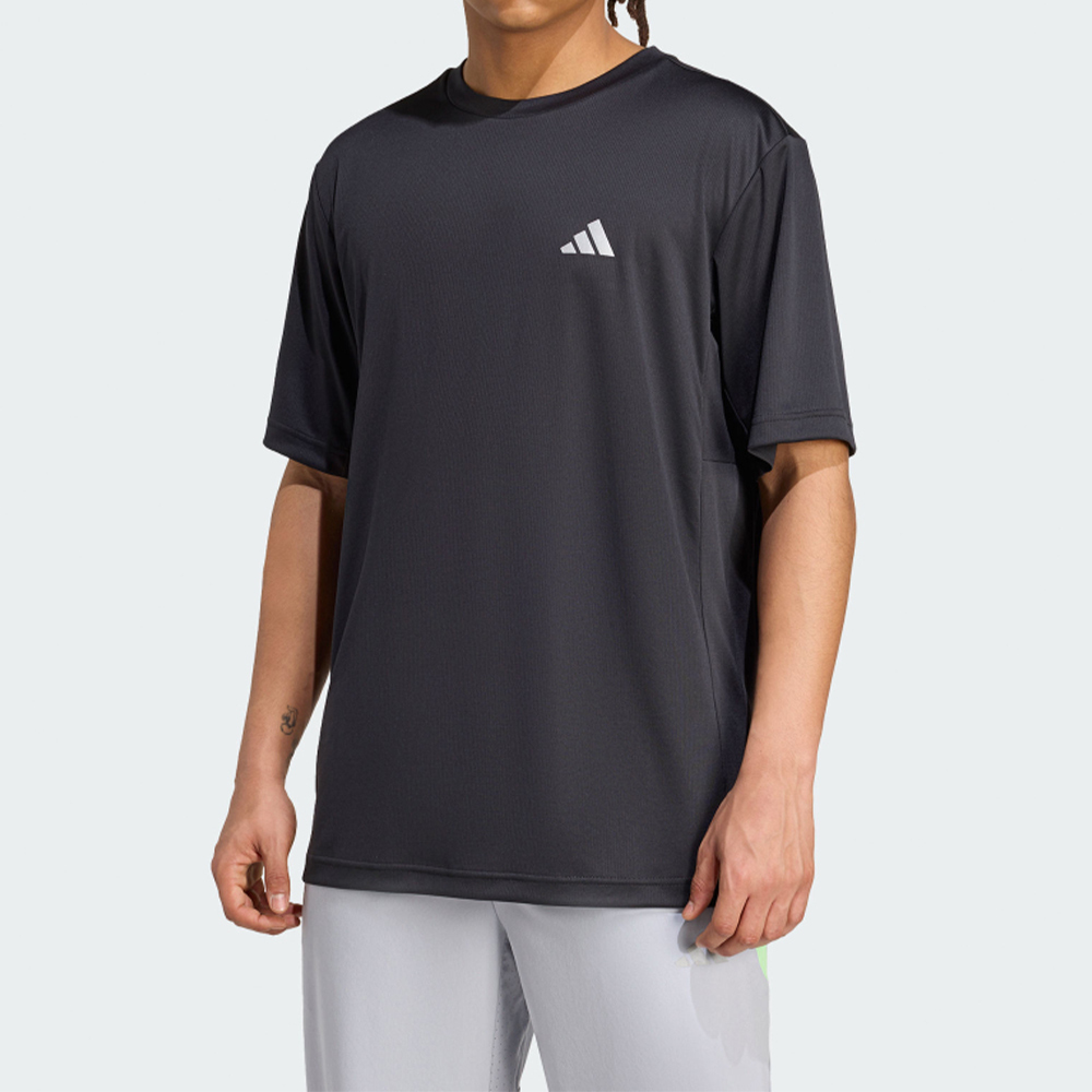 Adidas TR ESS HP T 男款 黑色 圓領 吸濕排汗 運動 休閒 上衣 短袖 JZ4160