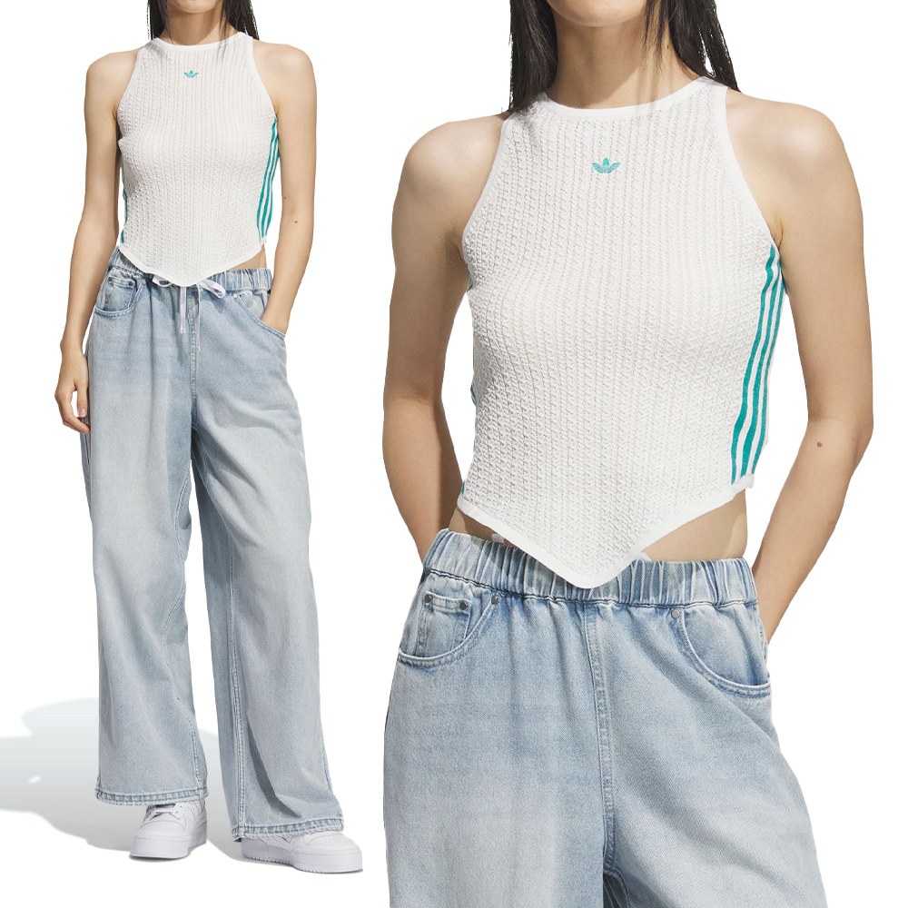 Adidas NEW CN TANK 女款 白色 亞規 修身 圓領 削肩 運動 休閒 背心 KC5850