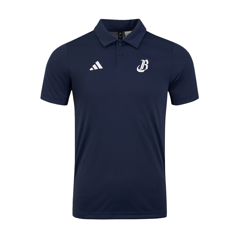 Adidas Polo Shirt 男款 深藍色 中信兄弟 球員版 聯名系列 POLO上衣 短袖 KG3223