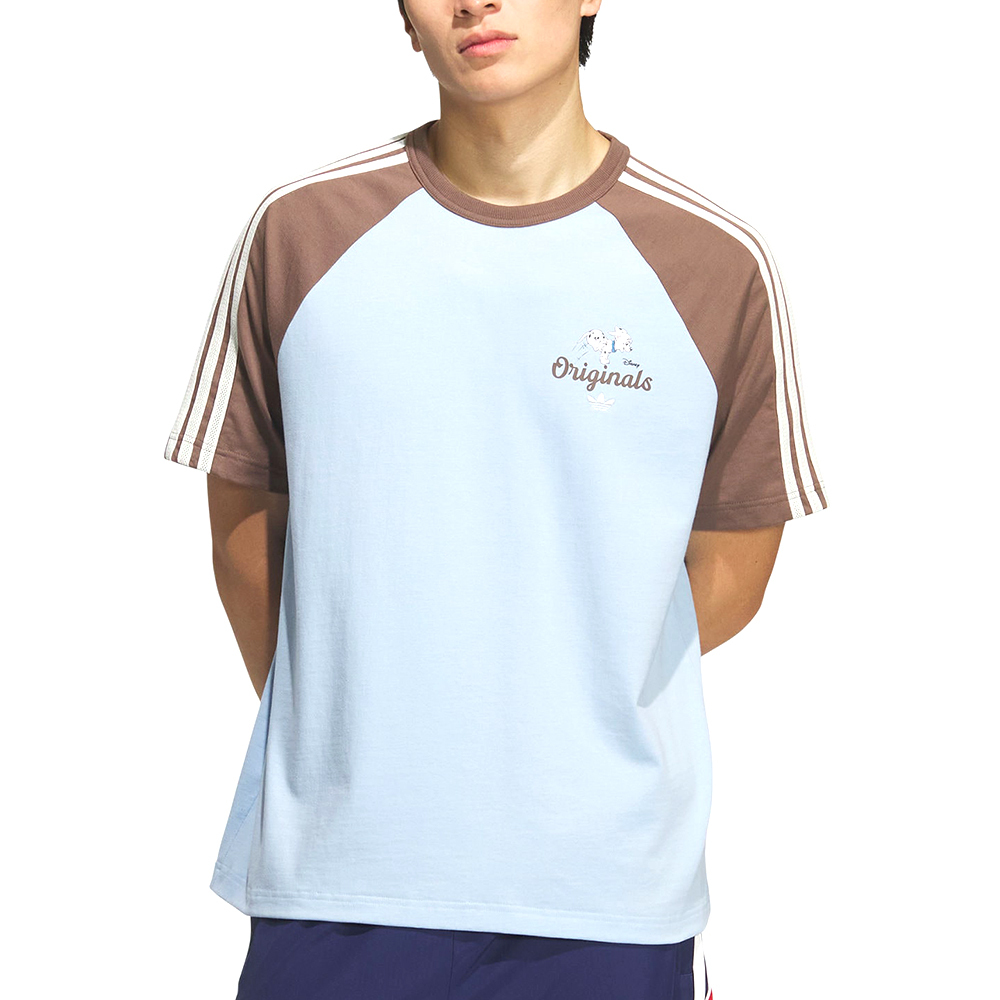 Adidas U Raglan Tee 男款 女款 藍棕色 迪士尼 101忠狗 圓領 寬鬆 休閒 短袖 KG6686