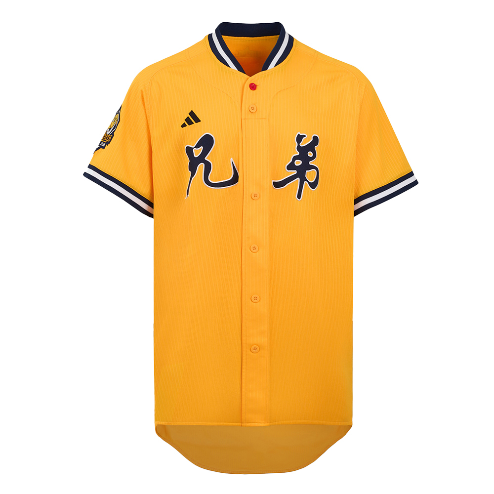 Adidas REPLICA JERSEY 男款 女款 黃色 中信兄弟 球員版 聯名 球衣 短袖 KT3178