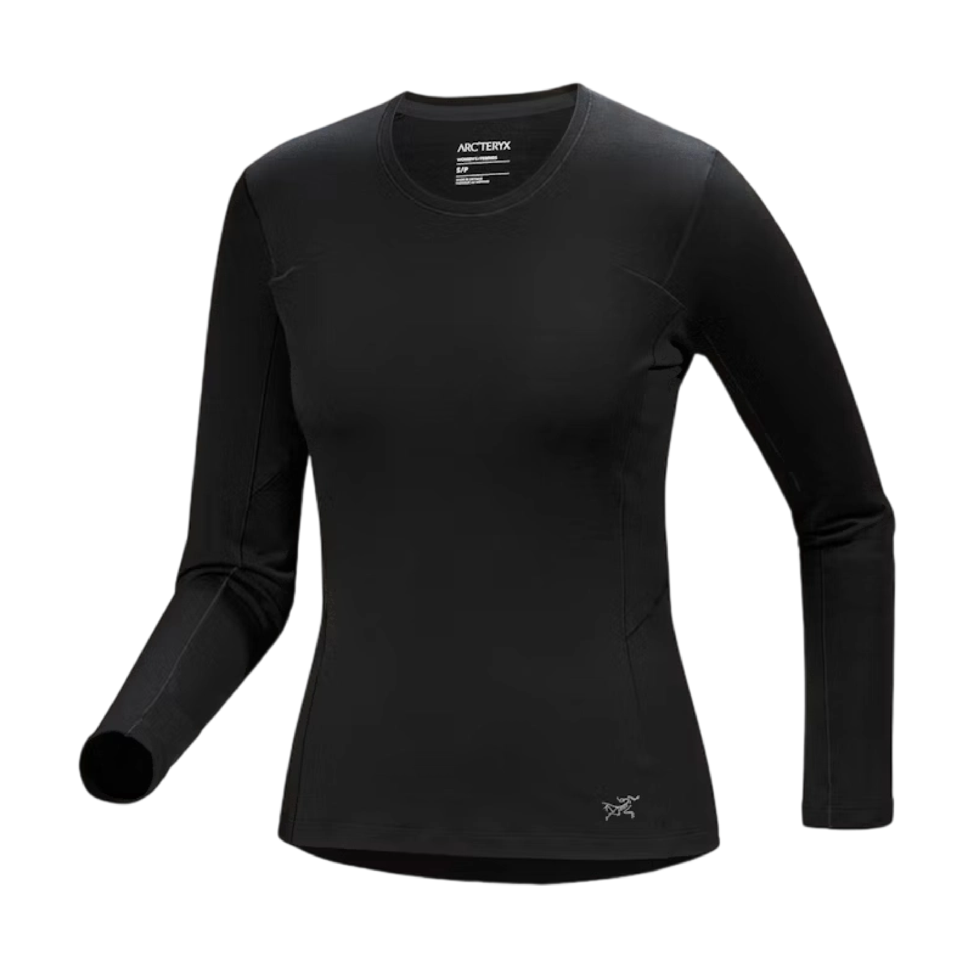 Arc'Teryx 始祖鳥 Satoro SL羊毛內層圓領衫 女款 (黑色) 12AT09046