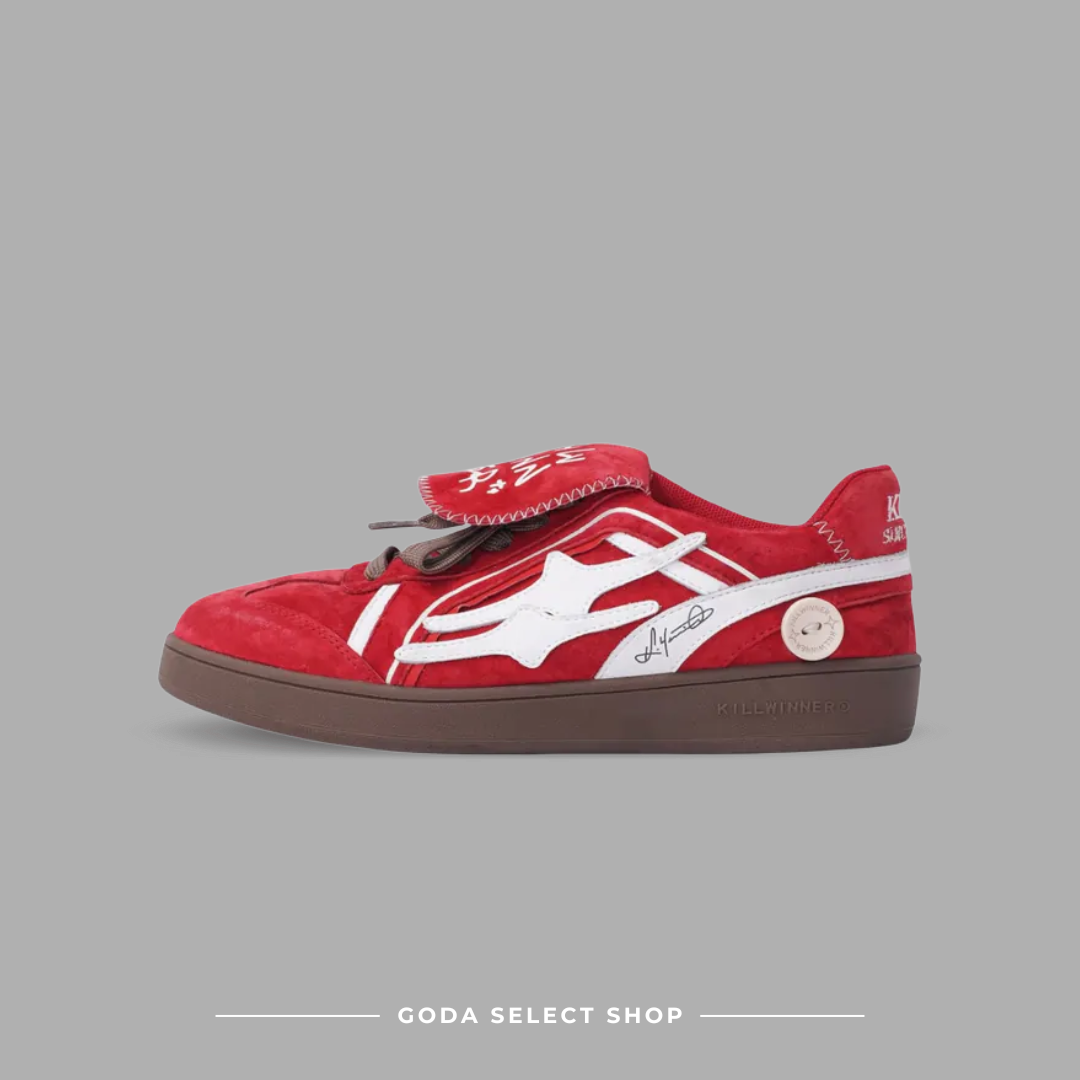 (張員瑛同款) Killwinner "Red Velvet" 紅絲絨 復古 運動 麂皮 德訓鞋 KW-2024001-RV