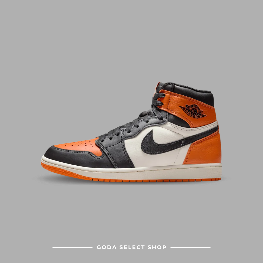 Nike Air Jordan 1 High OG Shattered Backboard 扣碎黑白橘 成人款 DZ5485-008