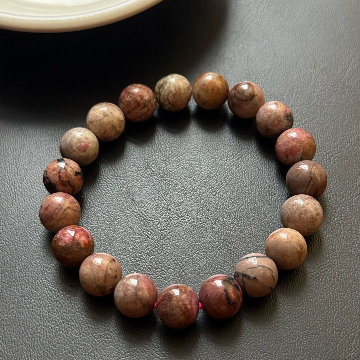 [原石] 鈷方解石 水晶手串