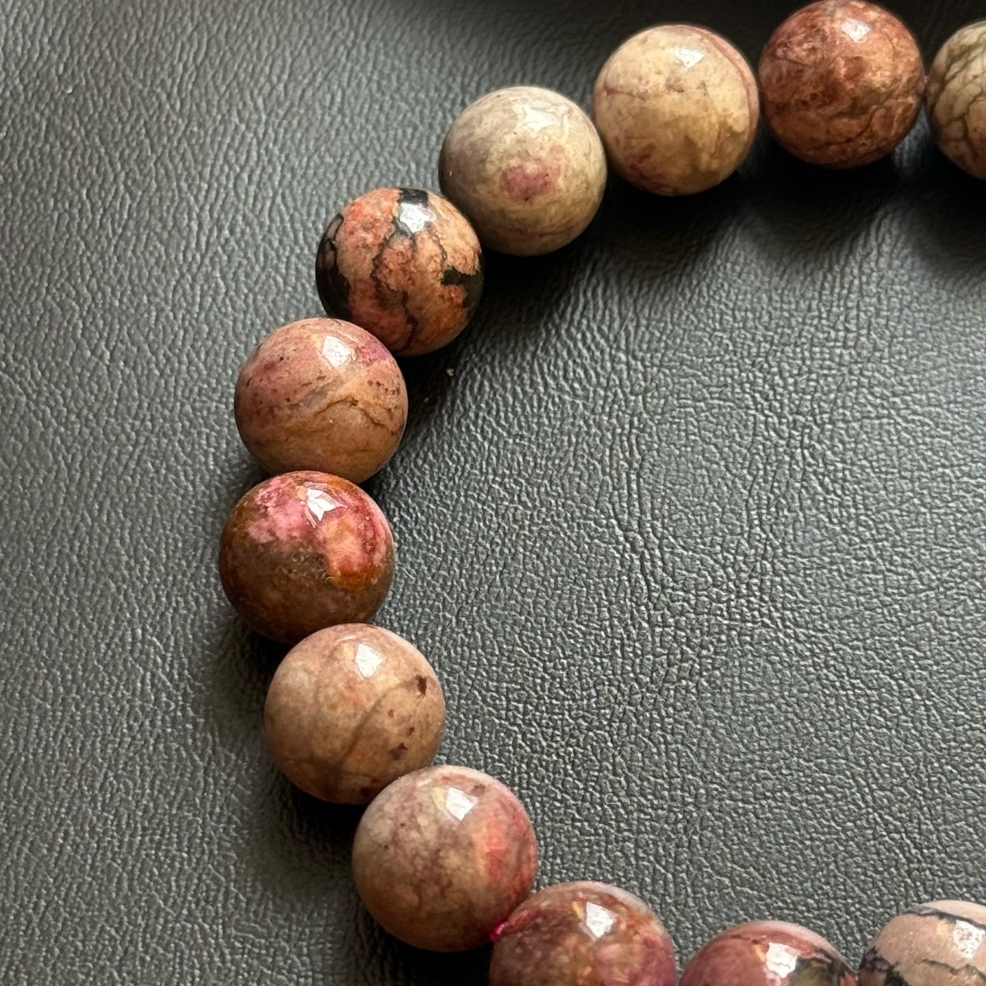 [原石] 鈷方解石 水晶手串