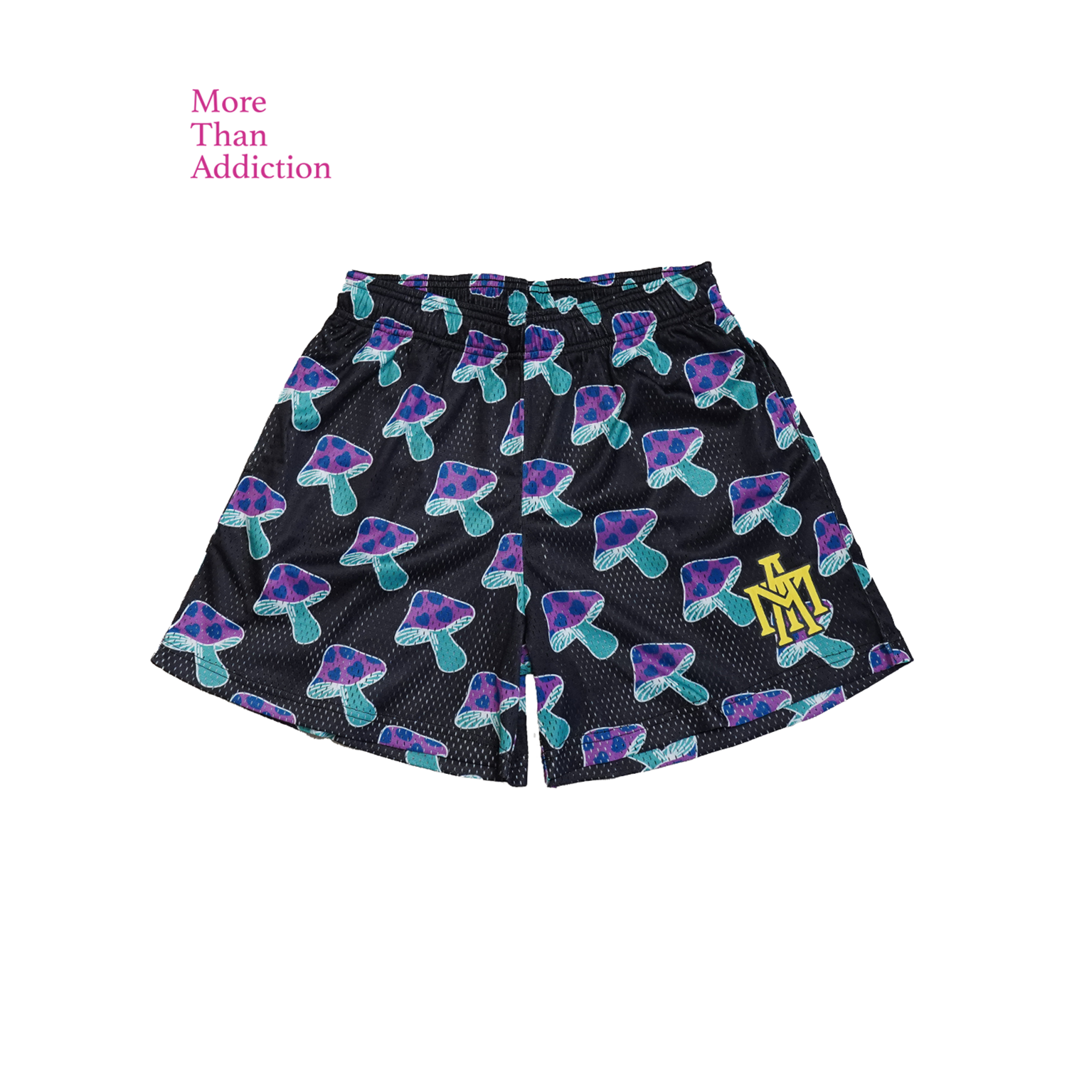 MTA Mushroom Shorts 蘑菇 網布 短褲 黑 黃 白 MT25P003 [台灣現貨]