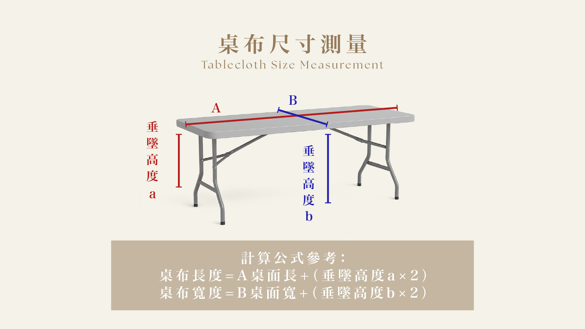 攤位桌布尺寸測量